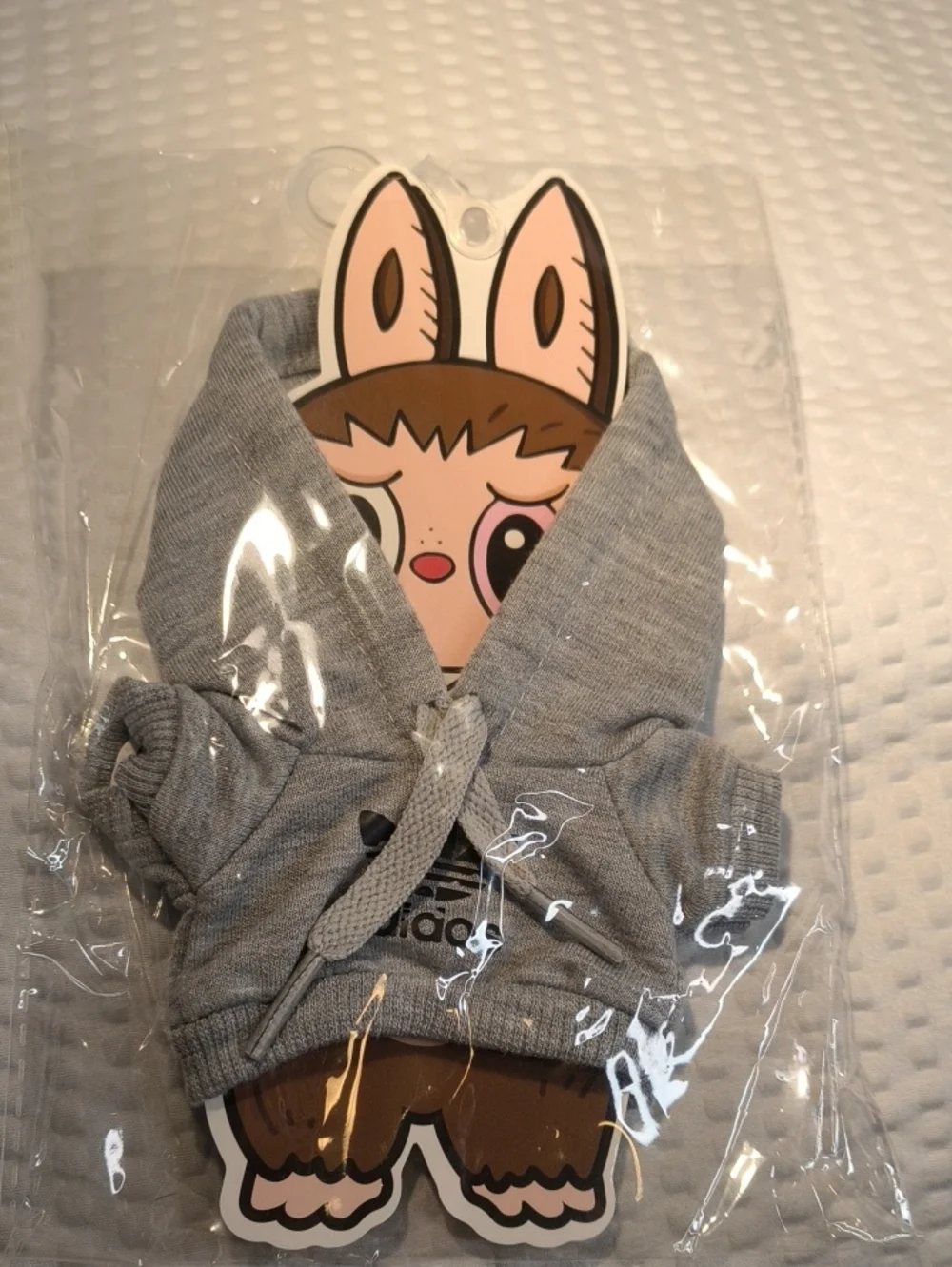 Kids Gray Hoodie Accessory - Gray Hooded Doll Sweater